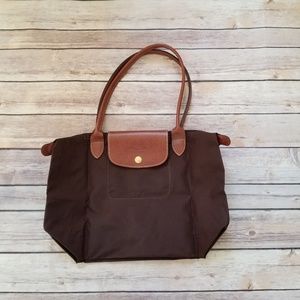 Longchamp small brown bag